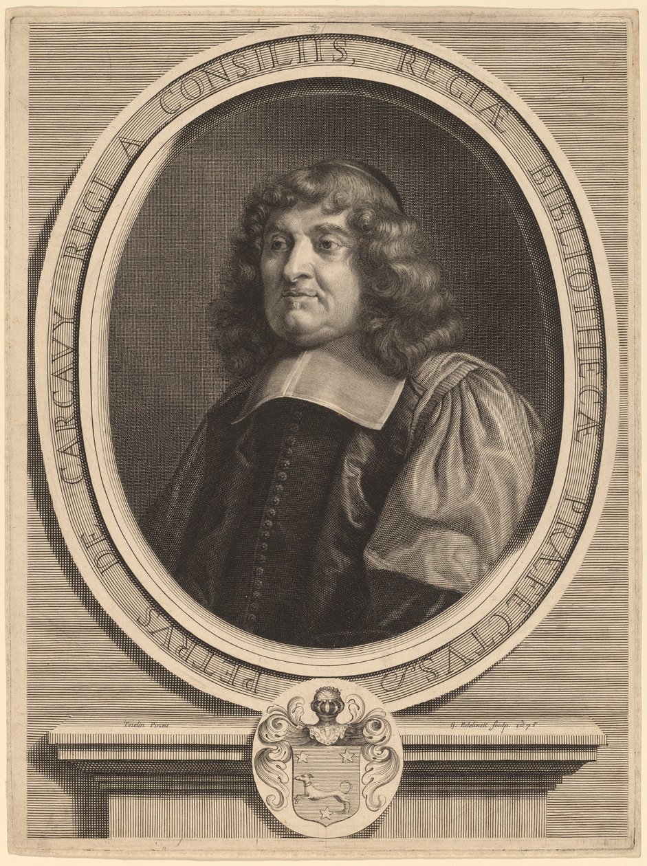 Pierre de Carcavy autorstwa Gerard Edelinck after Louis Testelin
