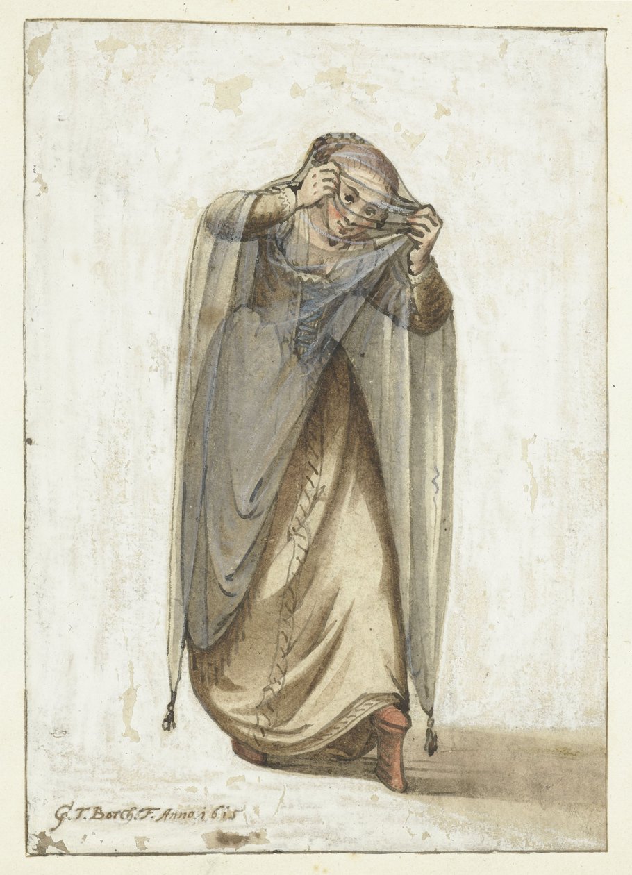 wenecka kurtyzana autorstwa Gerard ter Borch