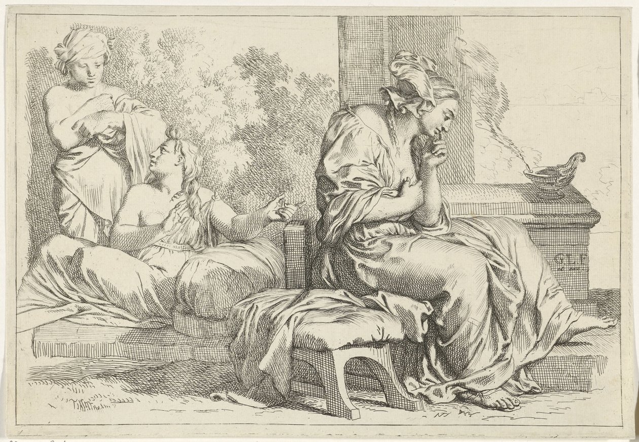 Cisza i gadatliwość autorstwa Gerard de Lairesse