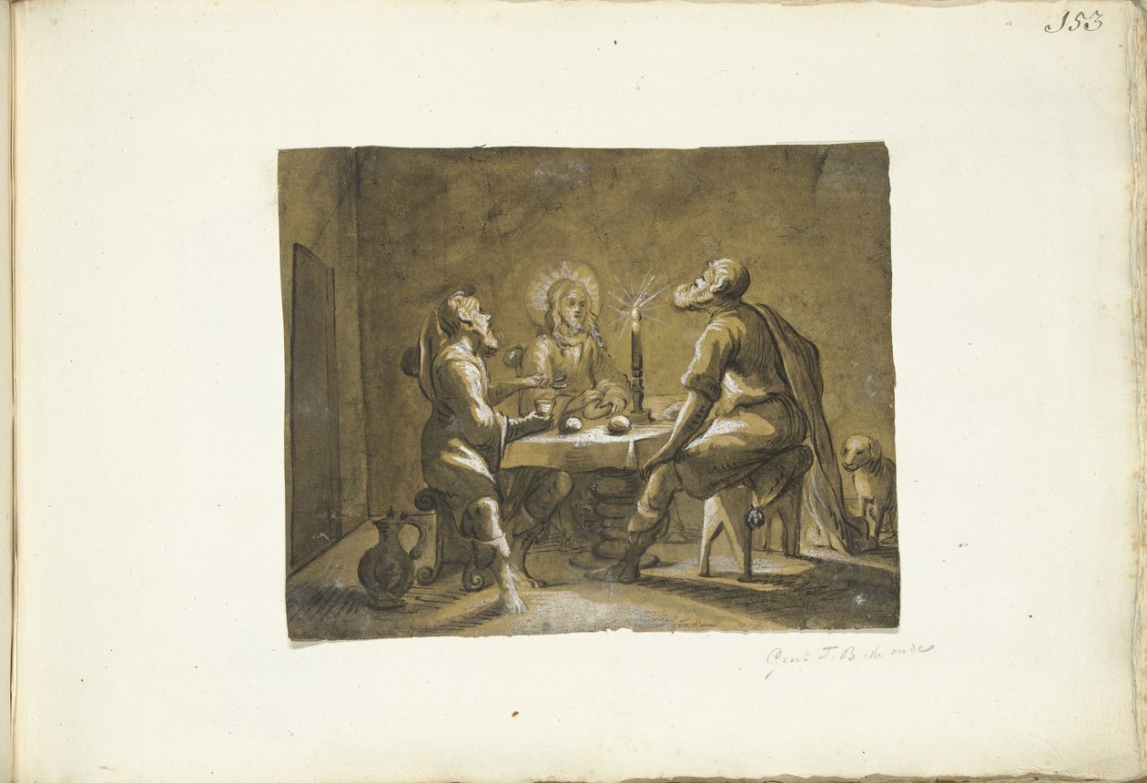 Posiłek w Emaus autorstwa Gerard ter Borch (I)
