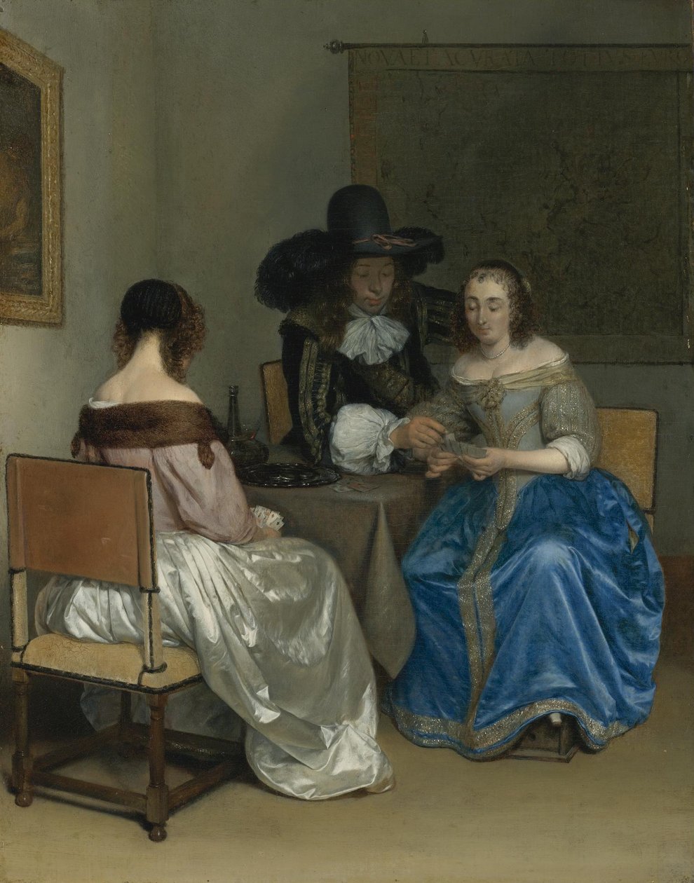 Gracze w karty autorstwa Gerard ter Borch