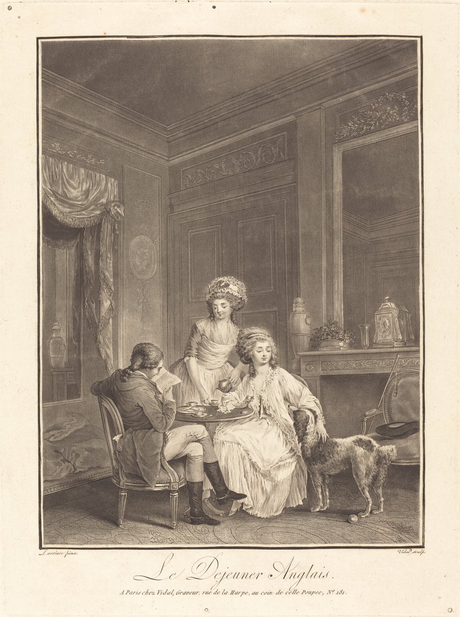 Angielski obiad. autorstwa Geraud Vidal
