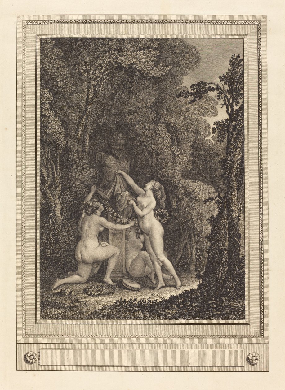 Skrupulatne nimfy, 1784. autorstwa Geraud Vidal
