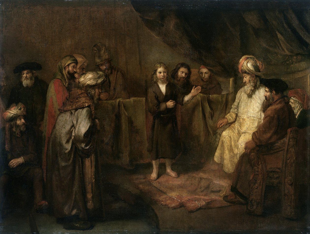 Dzieciątko Chrystus w świątyni autorstwa Gerbrand van den Eeckhout