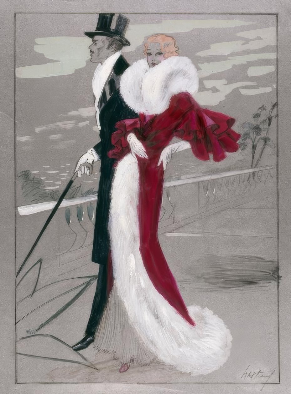 Moda, szafa balowa około 1930 / G. Hartung autorstwa Gerd Hartung