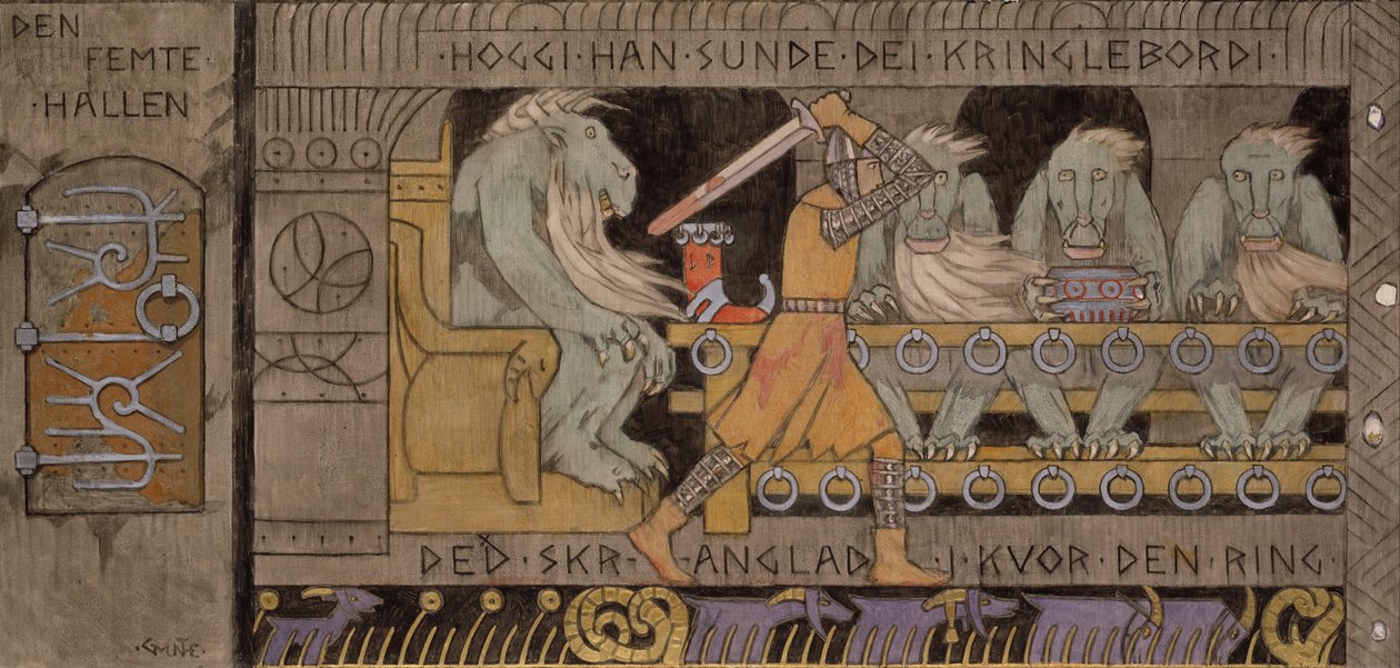 Piąta sala autorstwa Gerhard Peter Frantz Vilhelm Munthe