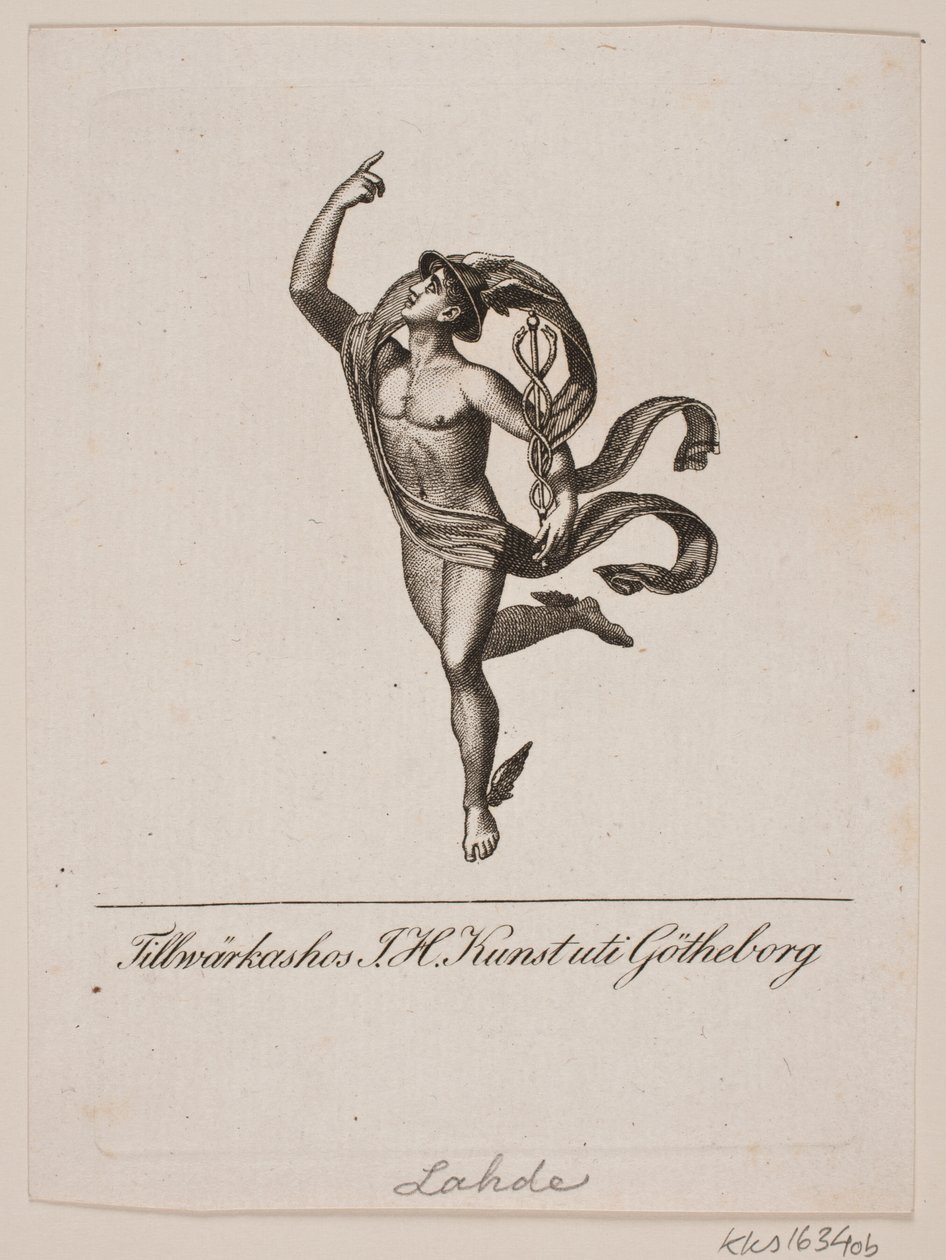 Hermes autorstwa Gerhard Ludvig Lahde