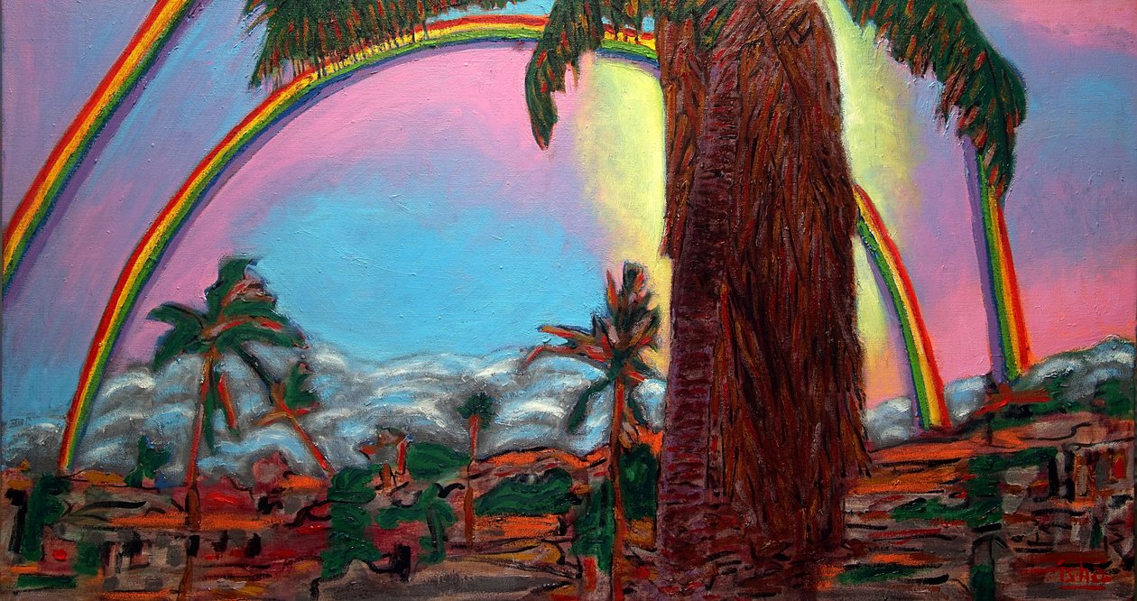 Cabo Rainbow, 2020 (olej na płótnie) autorstwa Gerhardt Isringhaus