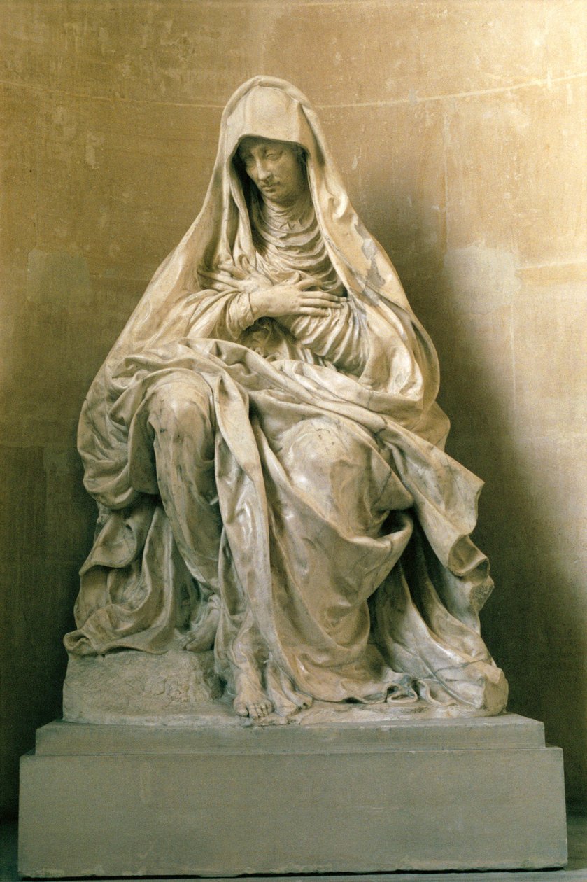 Dziewica Bolesna, c.1580 (marmur) autorstwa Germain Pilon