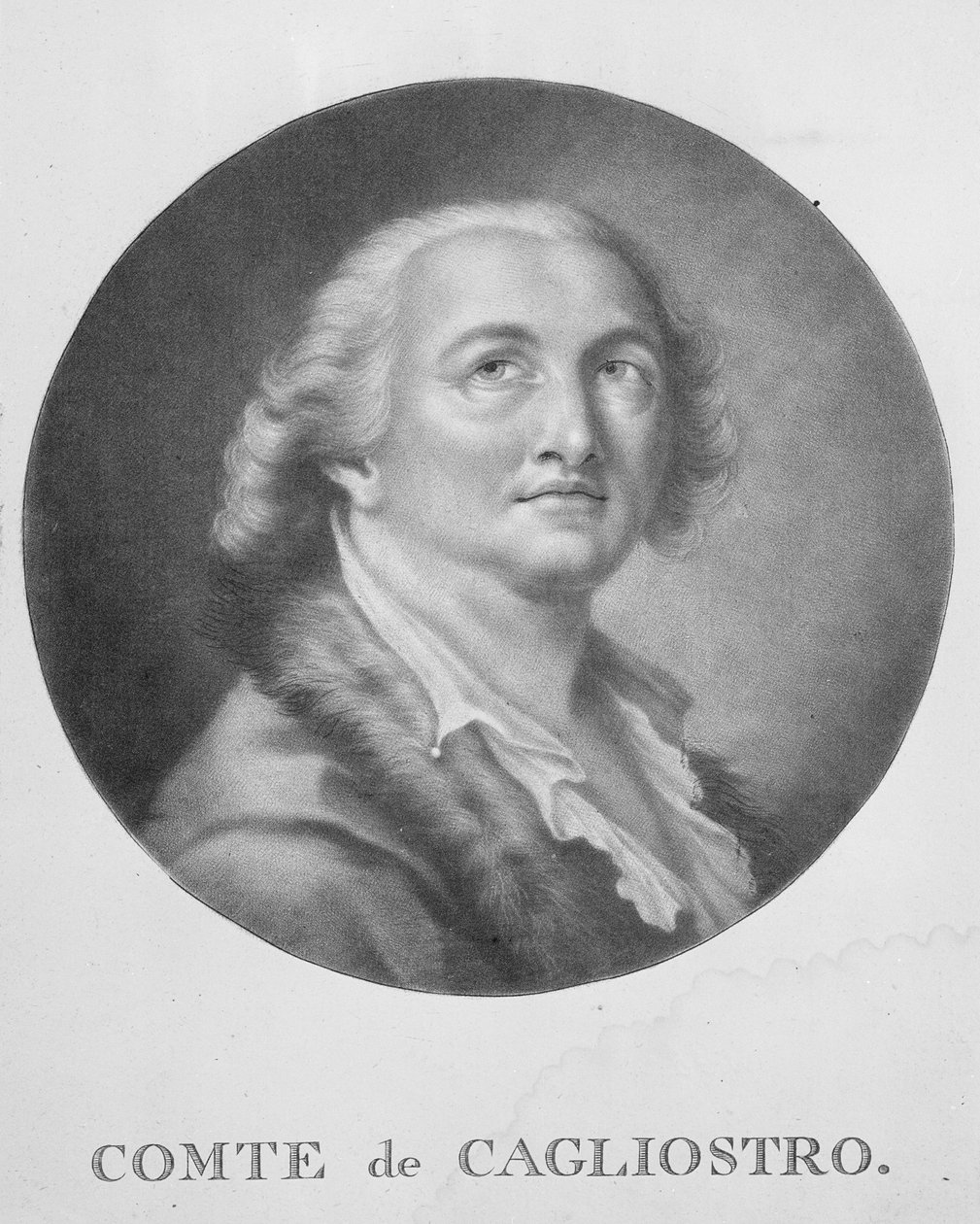 Comte de Cagliostro poli autorstwa German School