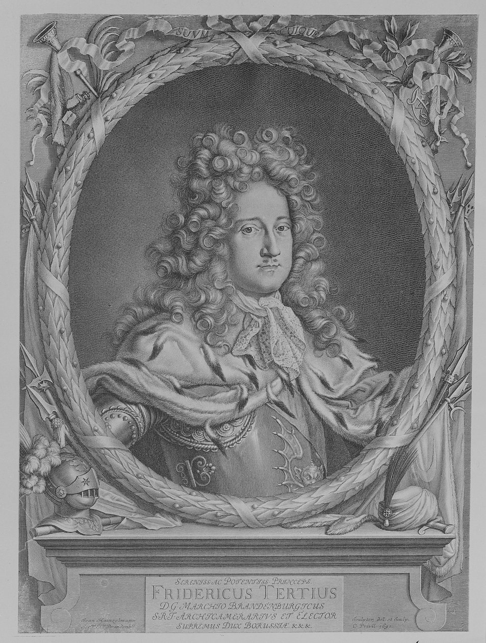 Fryderyk I Pruski, 1692 r. autorstwa German School