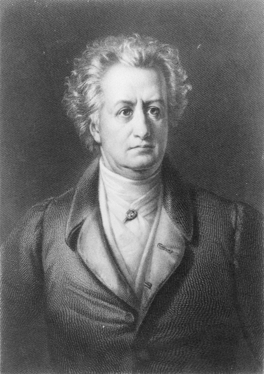 Johann Wolfgang Goethe (1749-1831) autorstwa German School