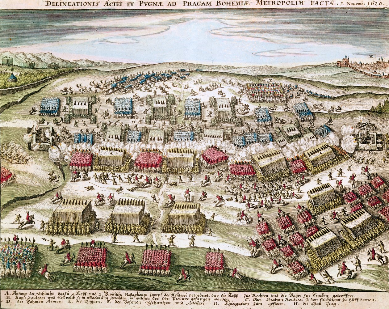 Bitwa pod Białą Górą (Weissen Berg), 8 listopada 1620 r. autorstwa German School