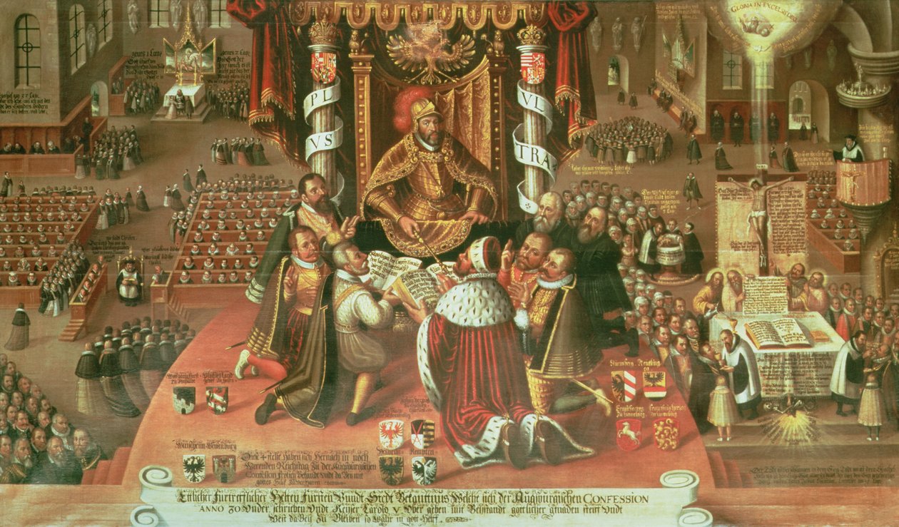 Wyrok Konfesji Augsburskiej, 25 czerwca 1530 r., 1617 r. autorstwa German School