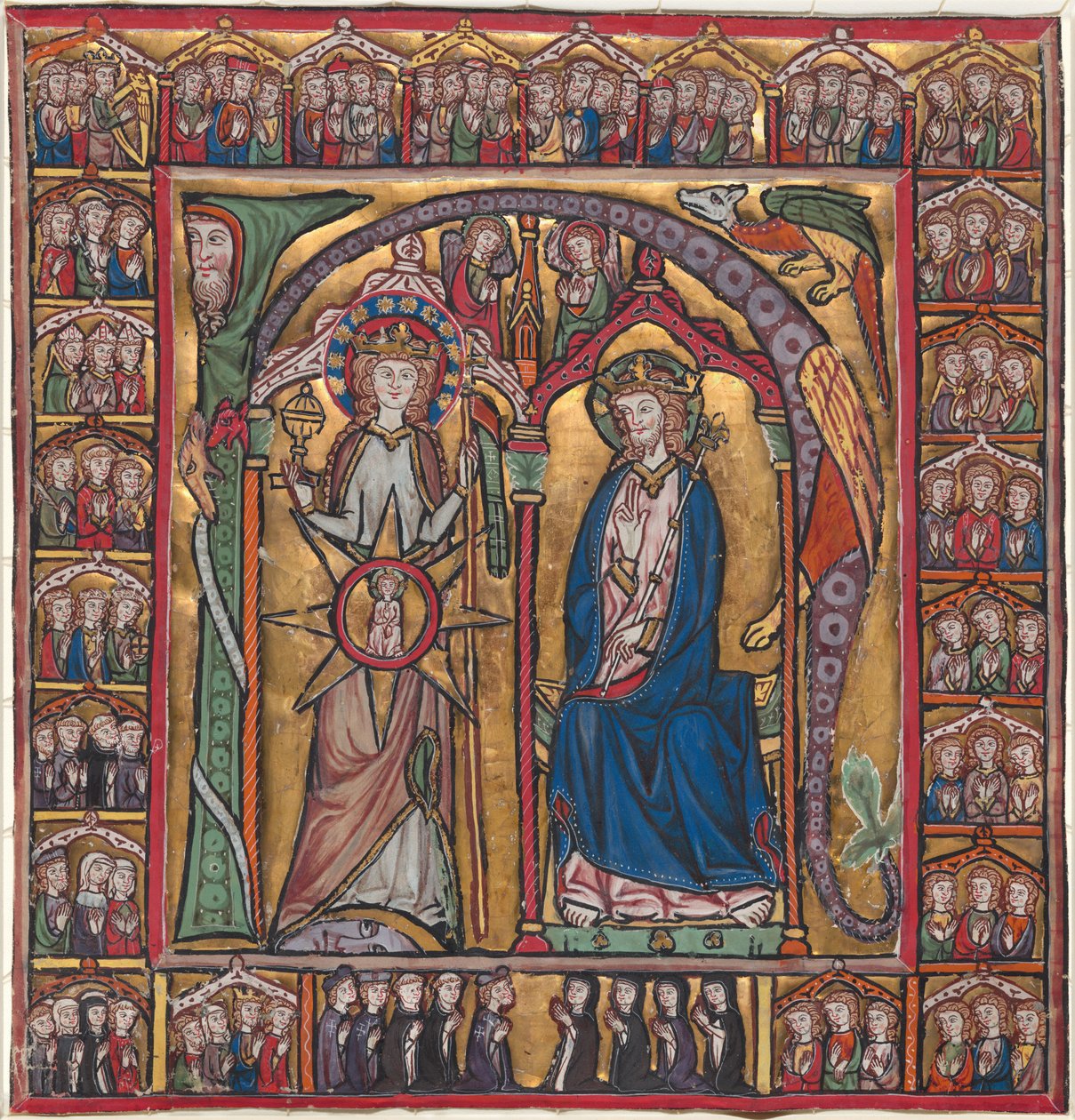 Triumf Kościoła autorstwa German 13th Century