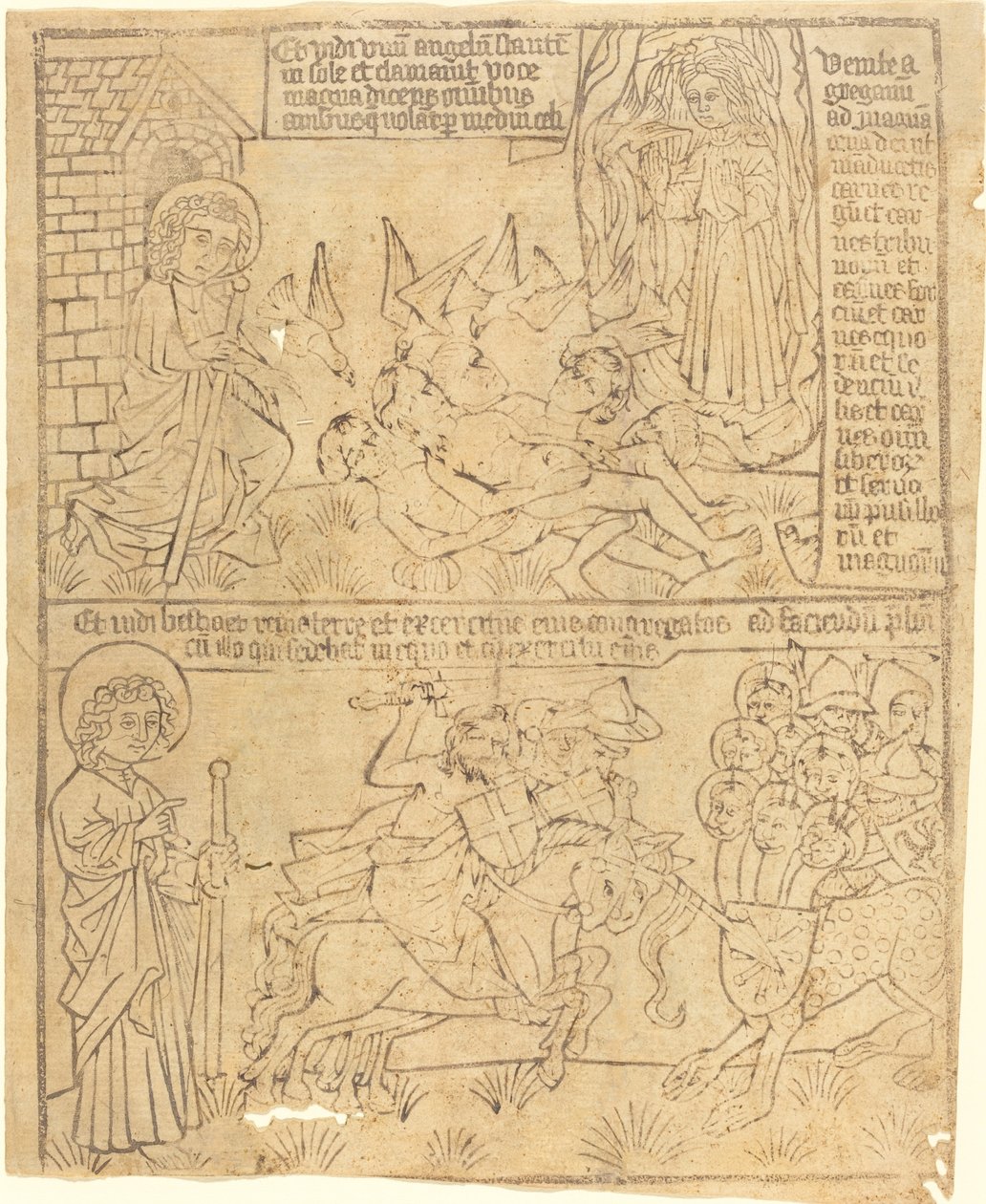 Apokalipsa Jana, Liść 10 autorstwa German 15th Century