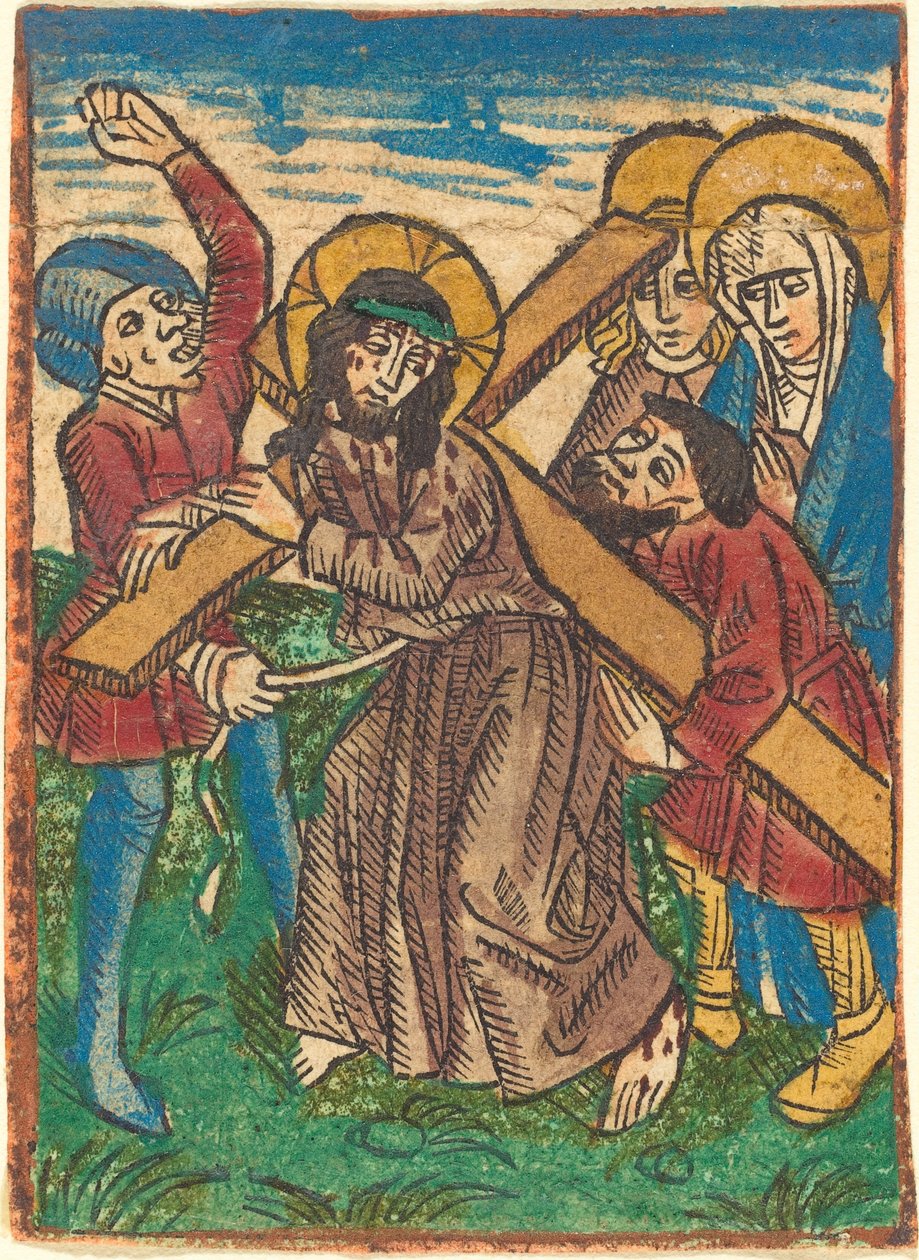 Chrystus niosący krzyż autorstwa German 15th Century
