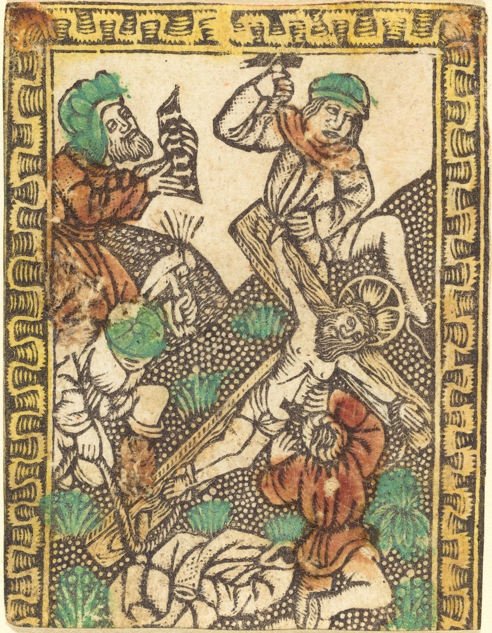 Chrystus przybity do krzyża autorstwa German 15th Century