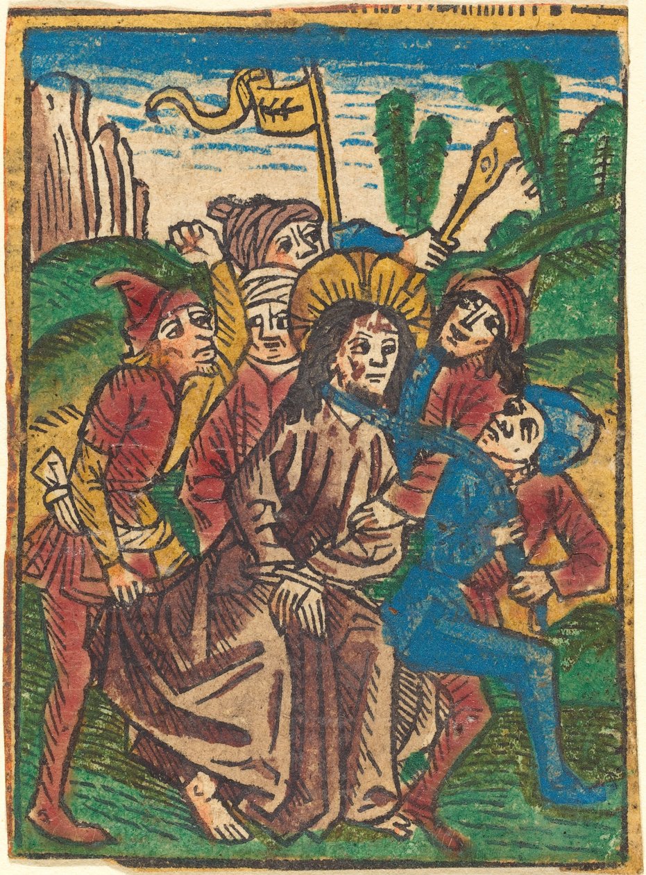 Chrystus prowadzi do więzienia autorstwa German 15th Century