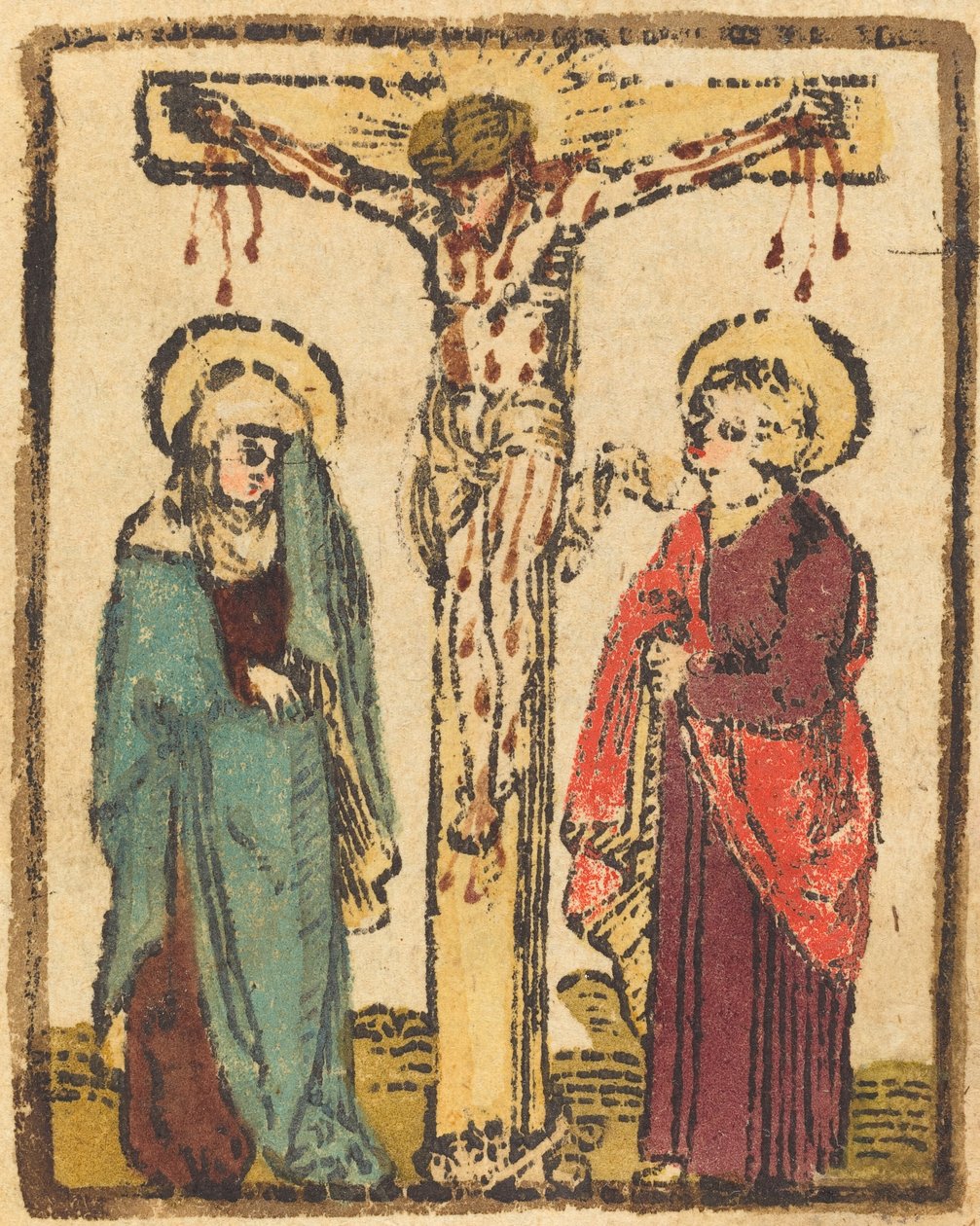 Chrystus na krzyżu autorstwa German 15th Century