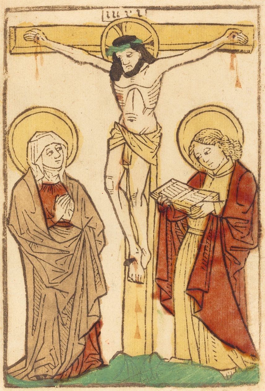 Chrystus na krzyżu autorstwa German 15th Century