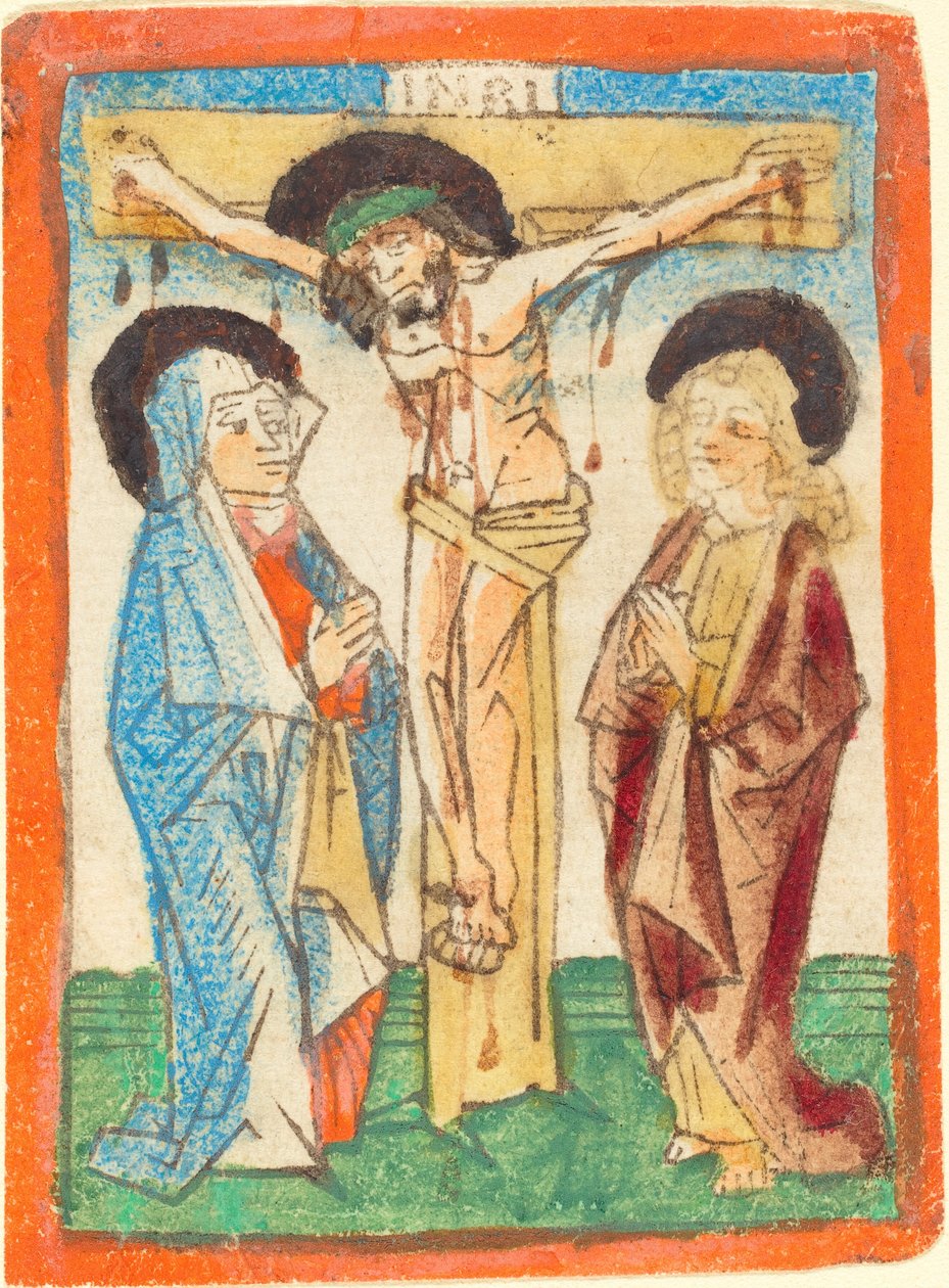 Chrystus na krzyżu autorstwa German 15th Century