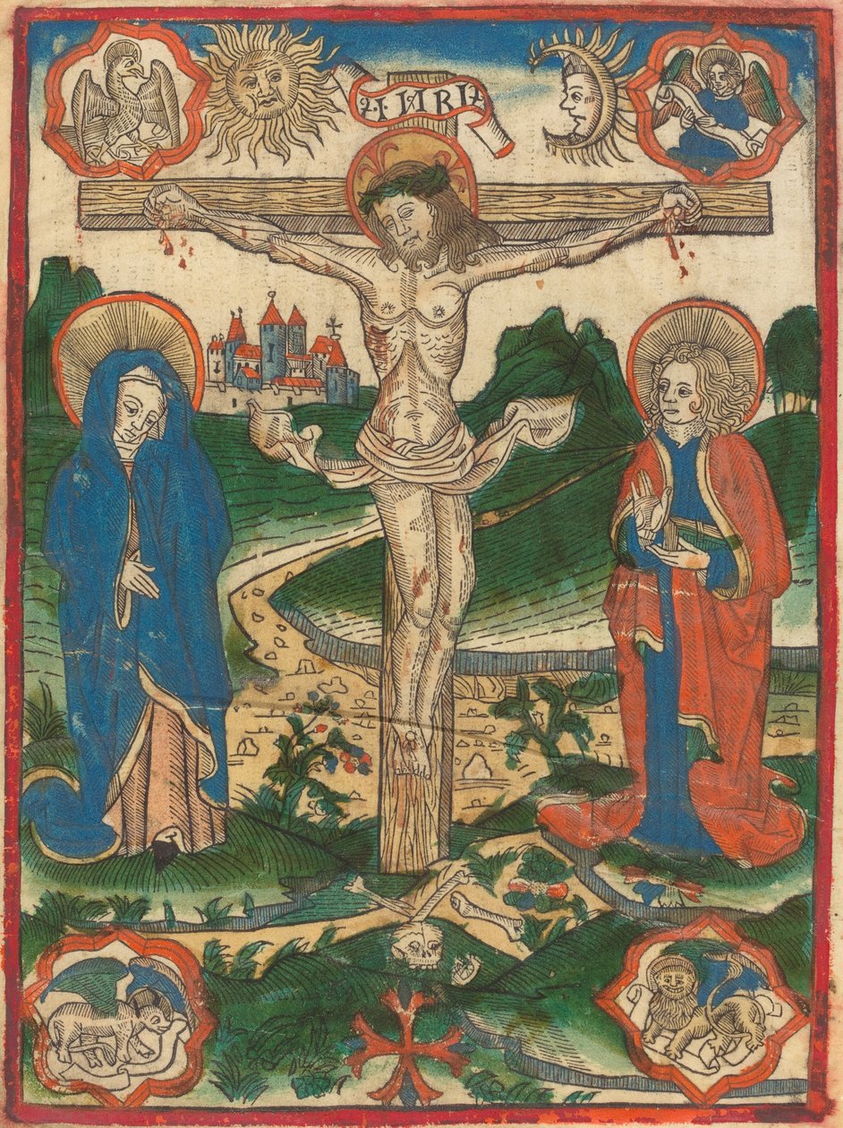 Chrystus na krzyżu autorstwa German 15th Century