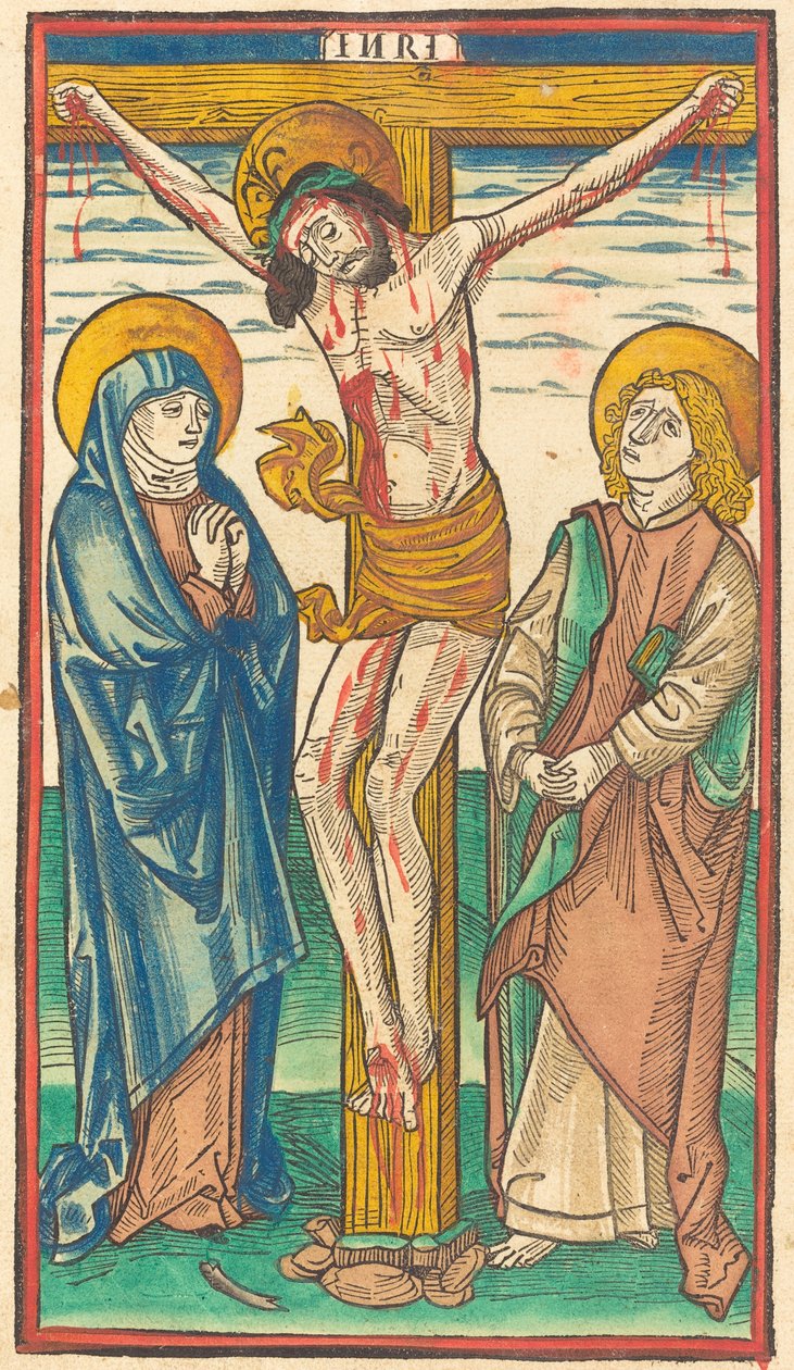 Chrystus na krzyżu autorstwa German 15th Century