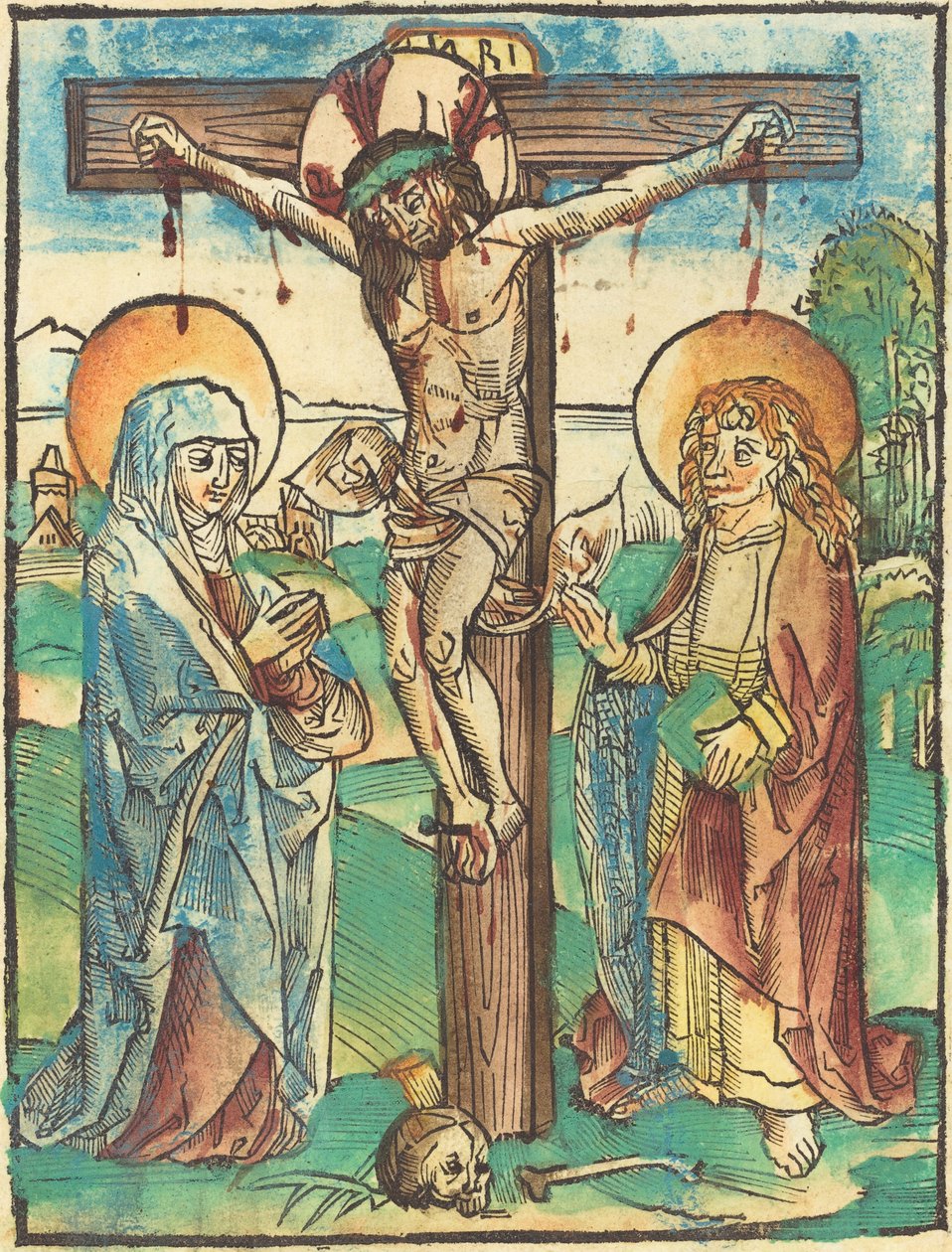 Chrystus na krzyżu autorstwa German 15th Century
