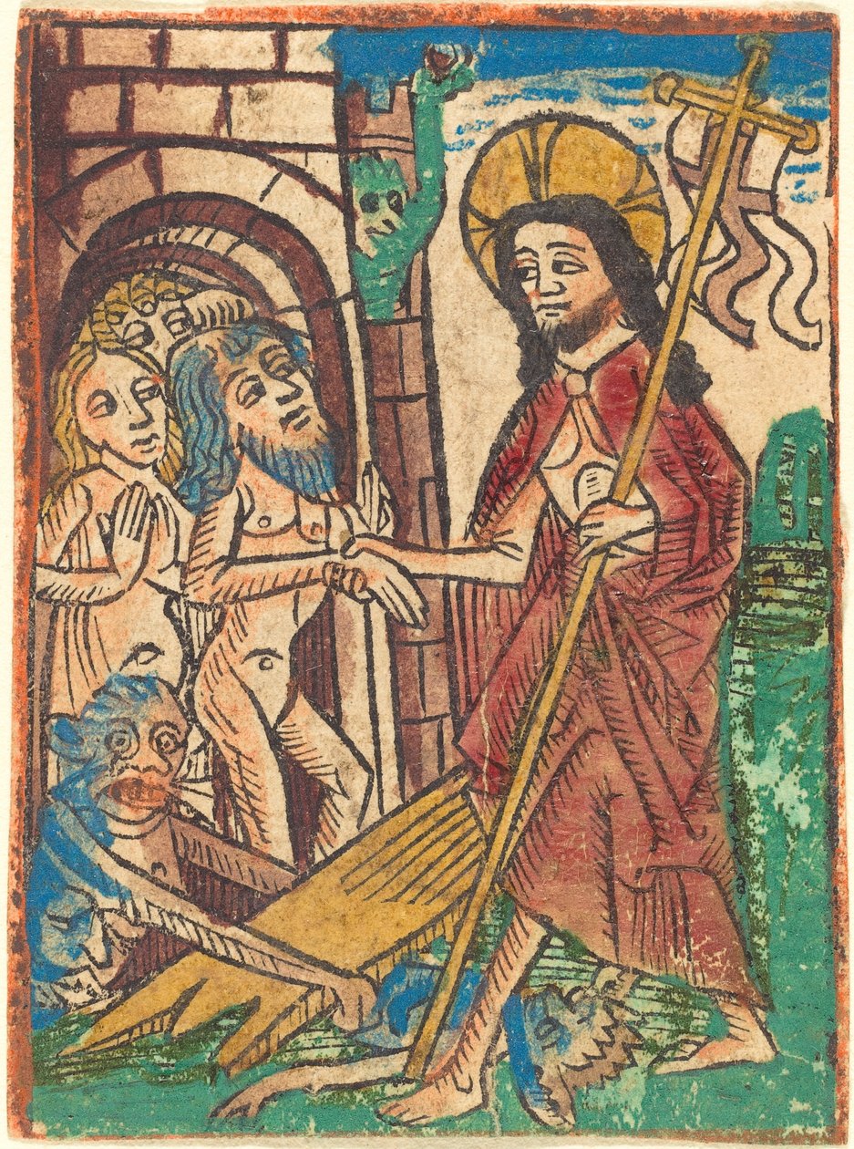Zejście do Limbo autorstwa German 15th Century