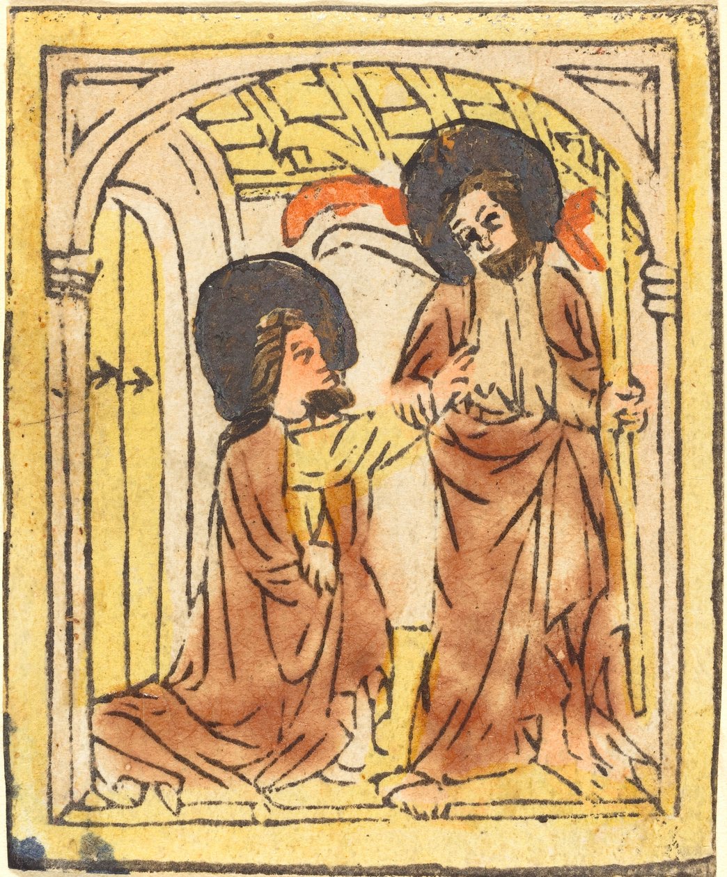 Wątpiący Tomasz autorstwa German 15th Century