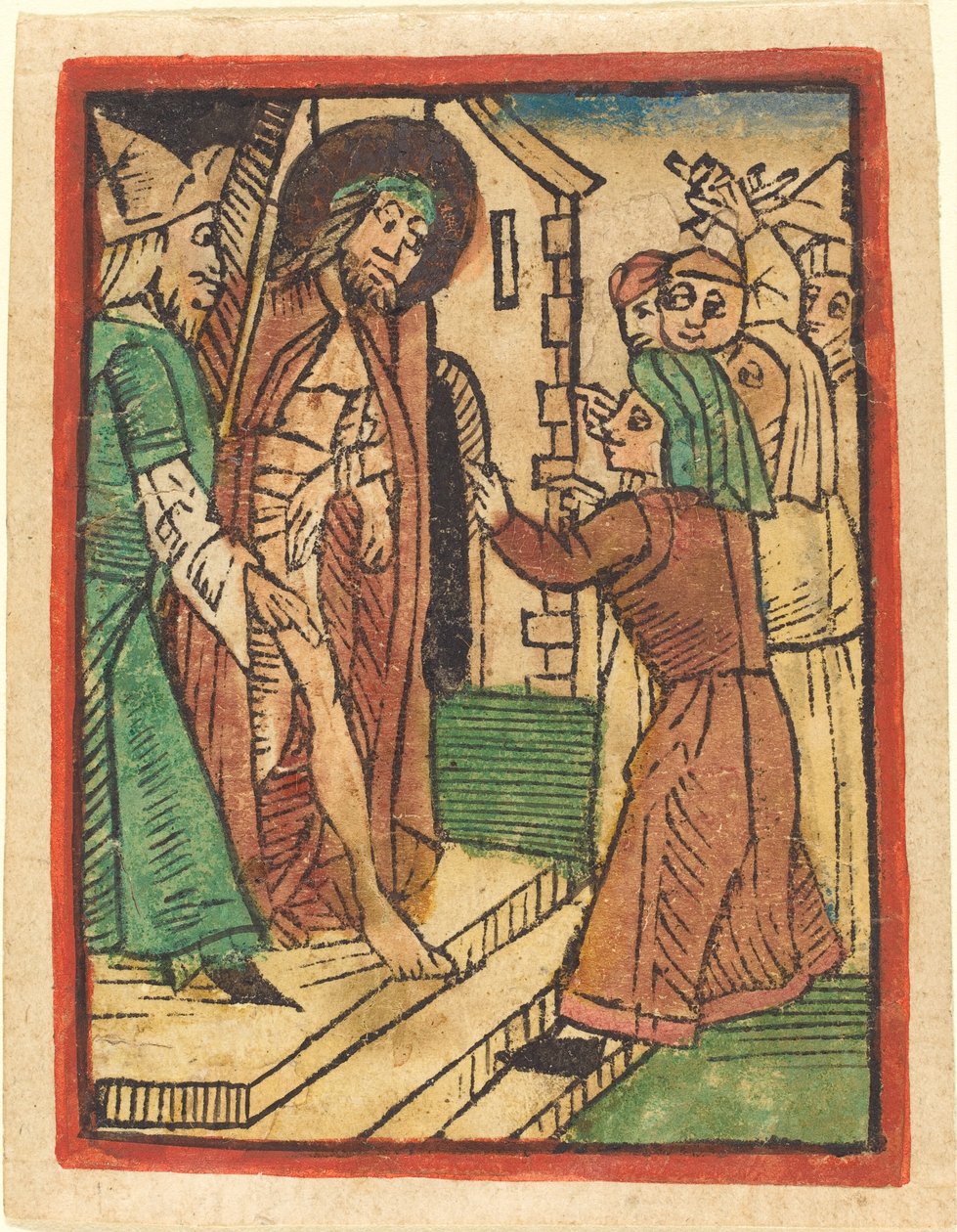 Spójrz na mężczyznę autorstwa German 15th Century