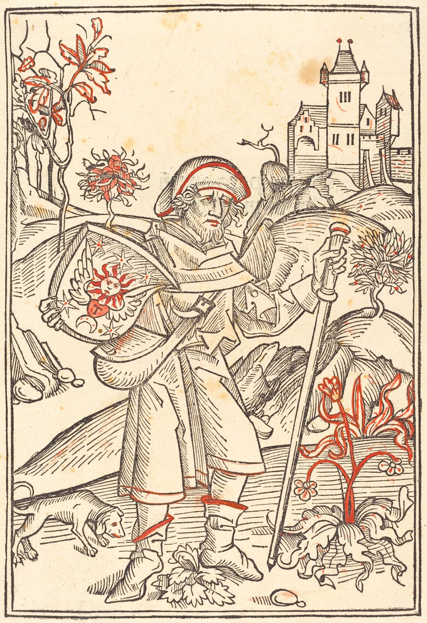 Gerson jako Pielgrzym autorstwa German 15th Century