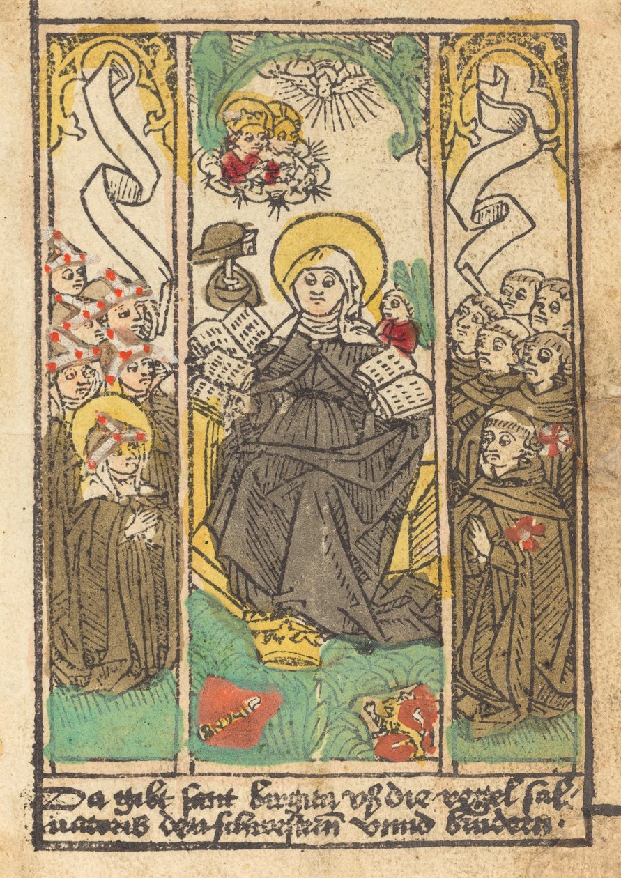 Święta Brygida autorstwa German 15th Century