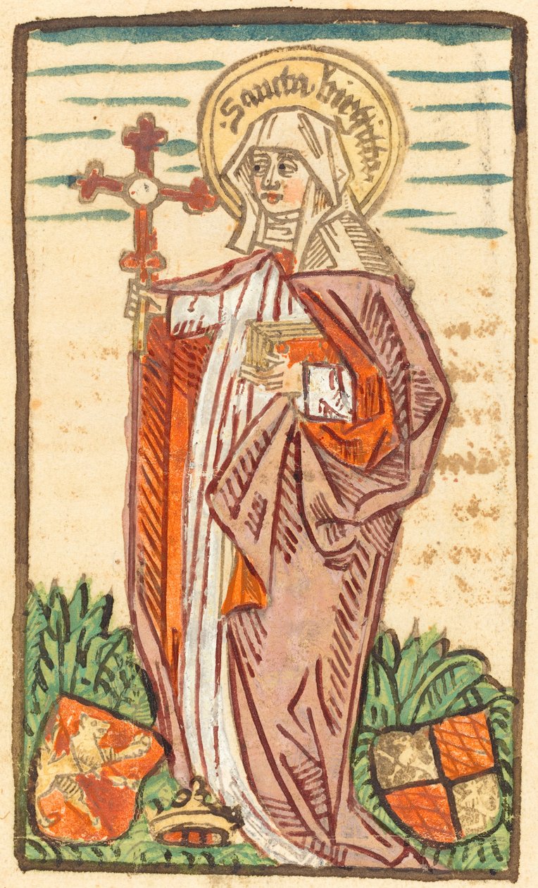 Święta Brygida autorstwa German 15th Century