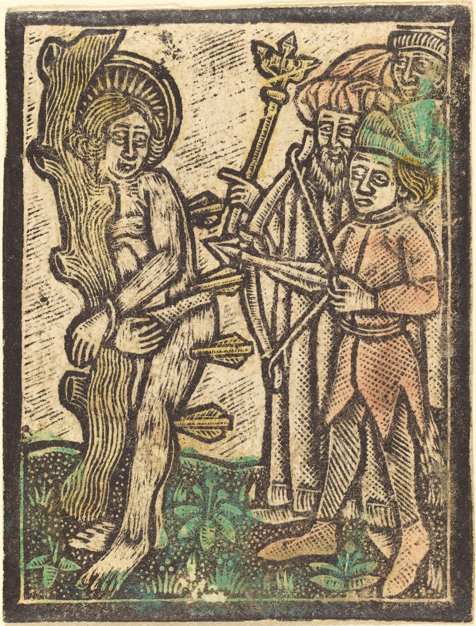 Św. Sebastian autorstwa German 15th Century