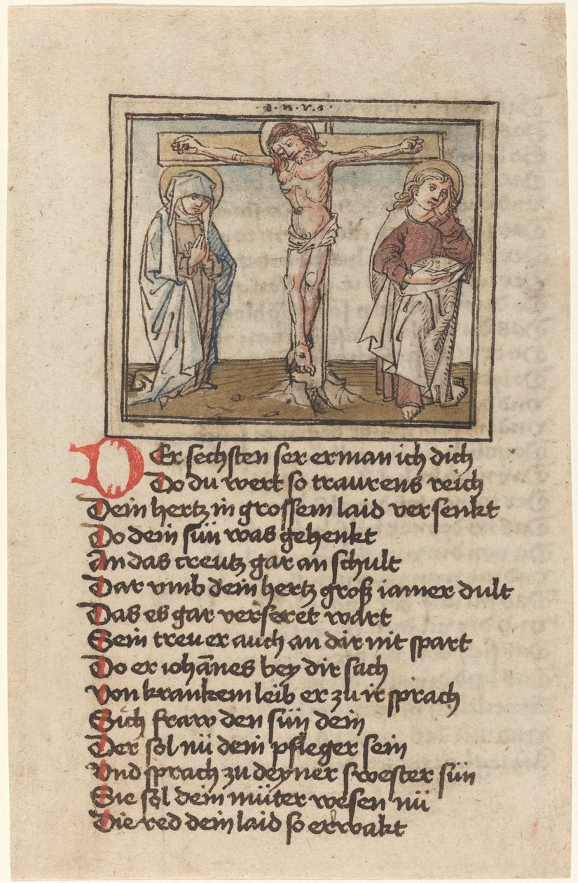Ukrzyżowanie autorstwa German 15th Century