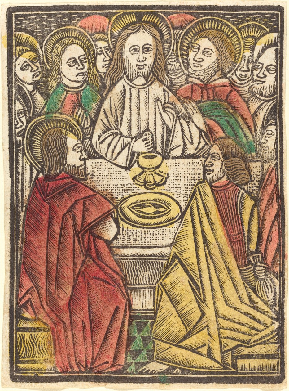 Ostatnia Wieczerza autorstwa German 15th Century