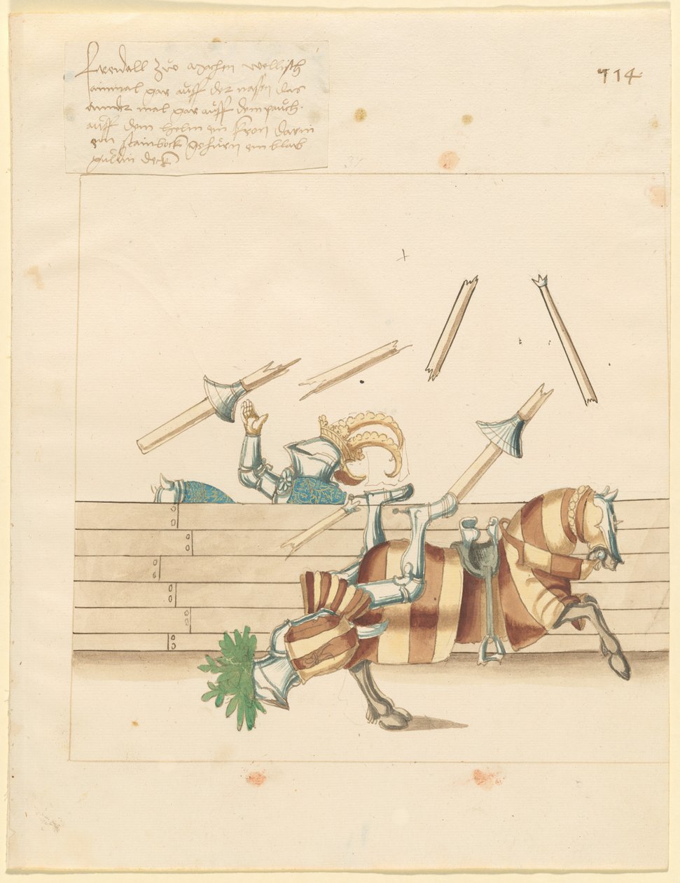 Włoski Pojedynek Pokoju autorstwa German 16th Century