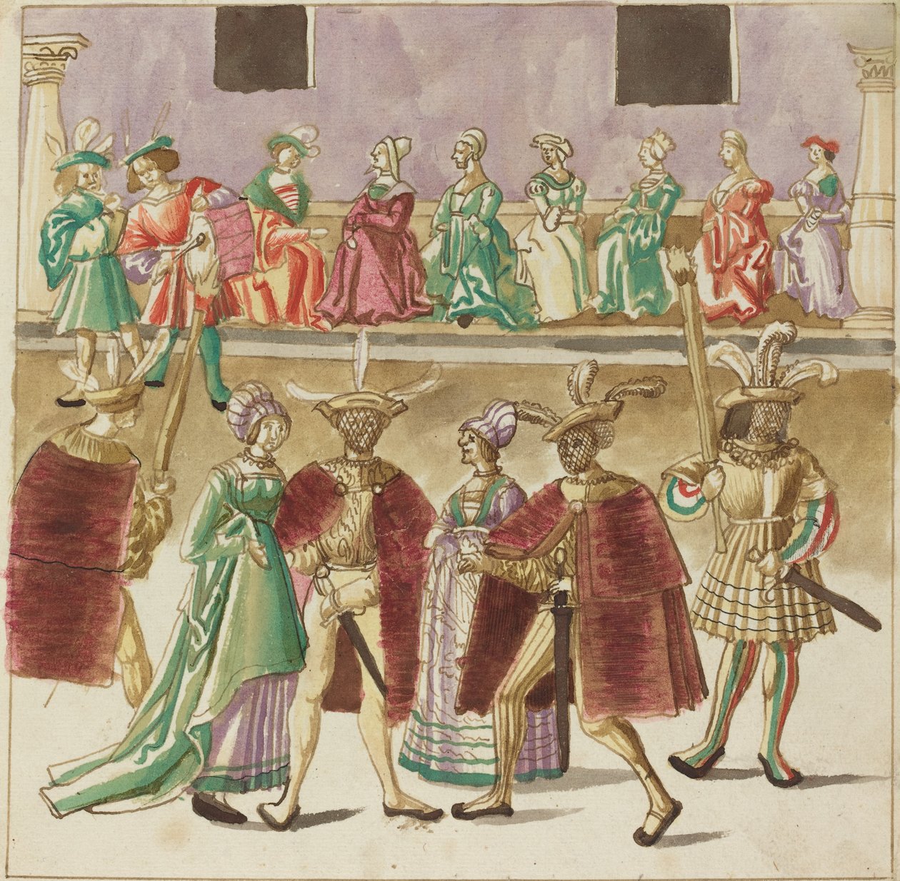 Maskarada autorstwa German 16th Century