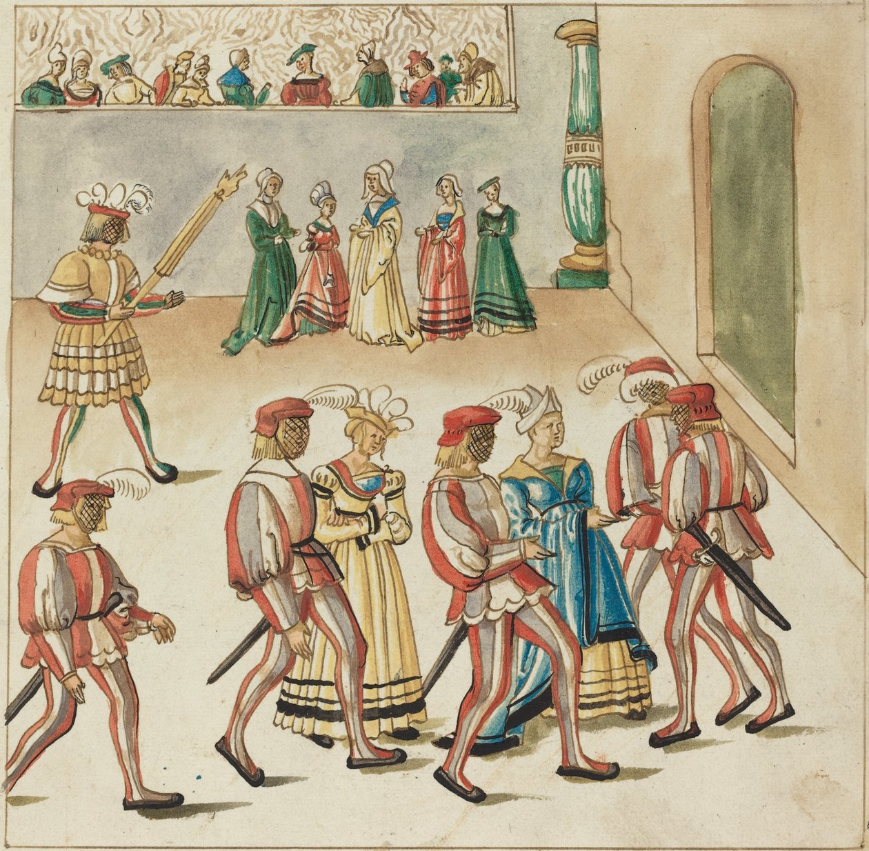 Maskarada autorstwa German 16th Century