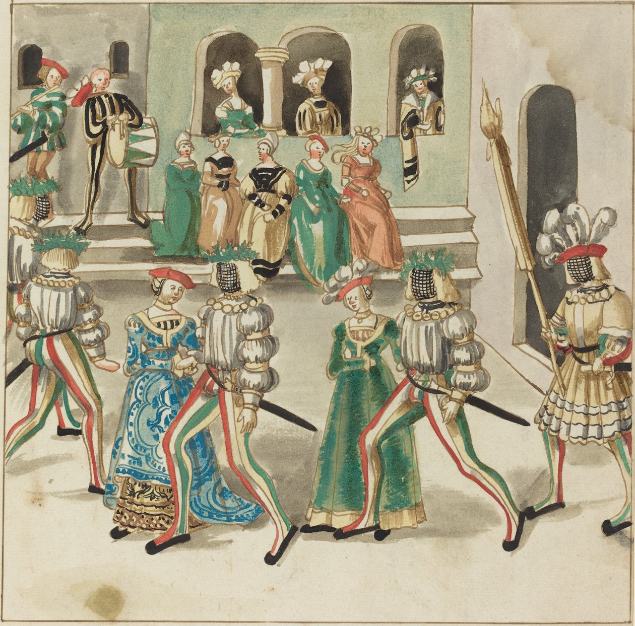 Maskarada autorstwa German 16th Century