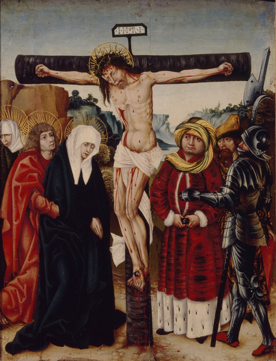 Ukrzyżowanie, początek XVI wieku. autorstwa German Master