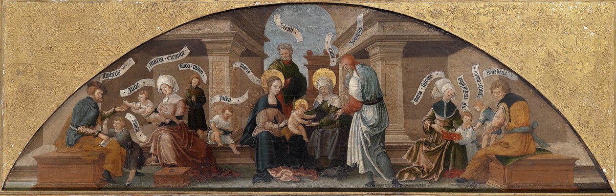 Święte pokrewieństwo, początek XVI wieku. autorstwa German Master