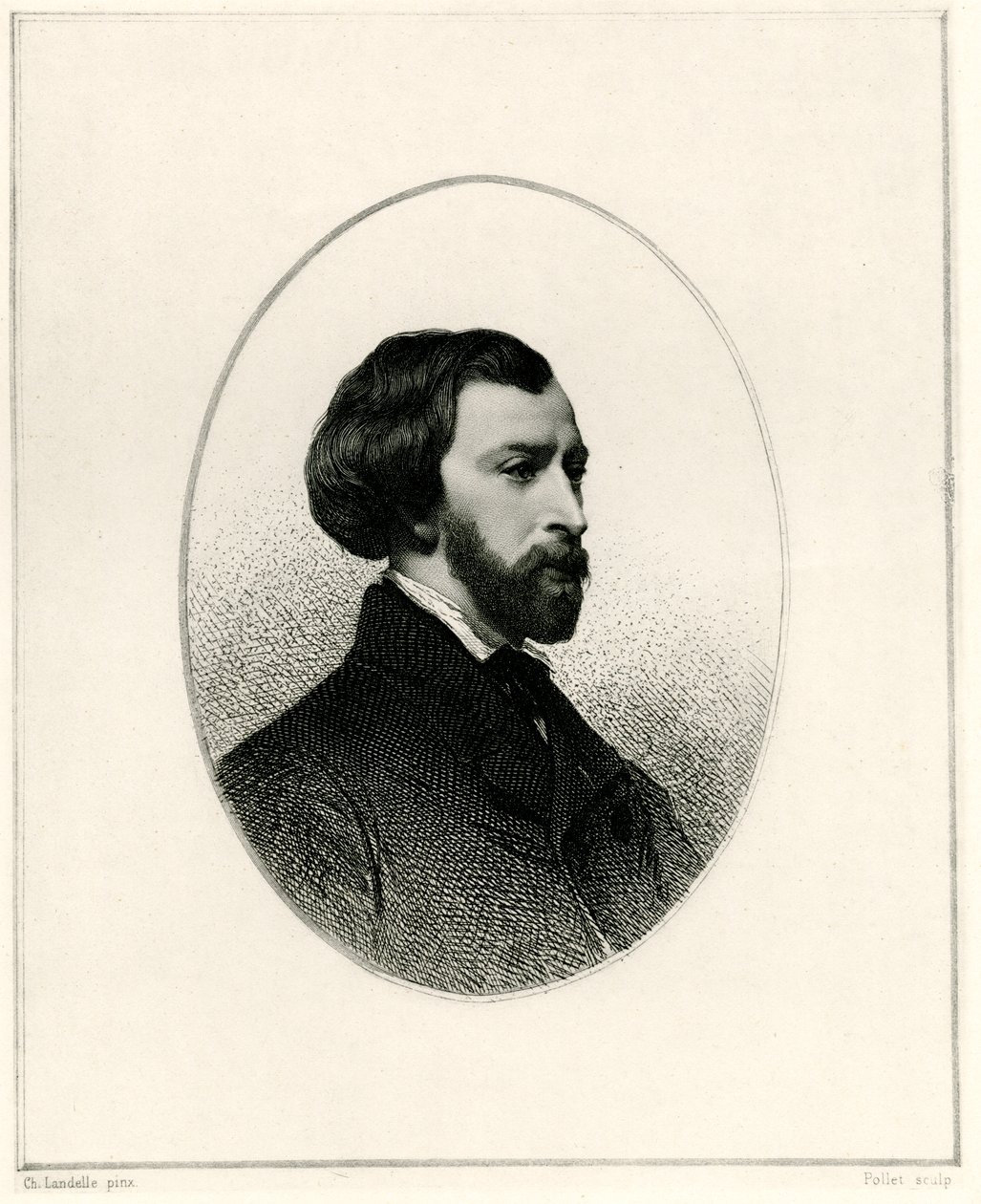 Alfred de Musset autorstwa German School