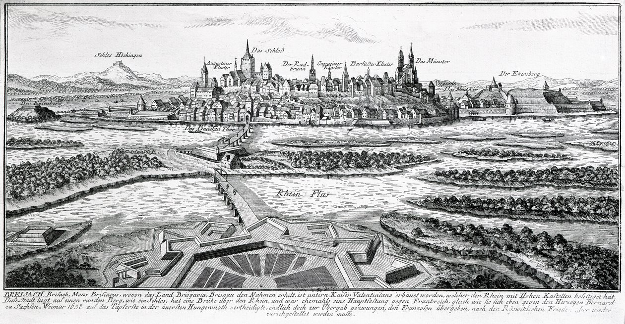 Breisach (akwaforta) autorstwa German School