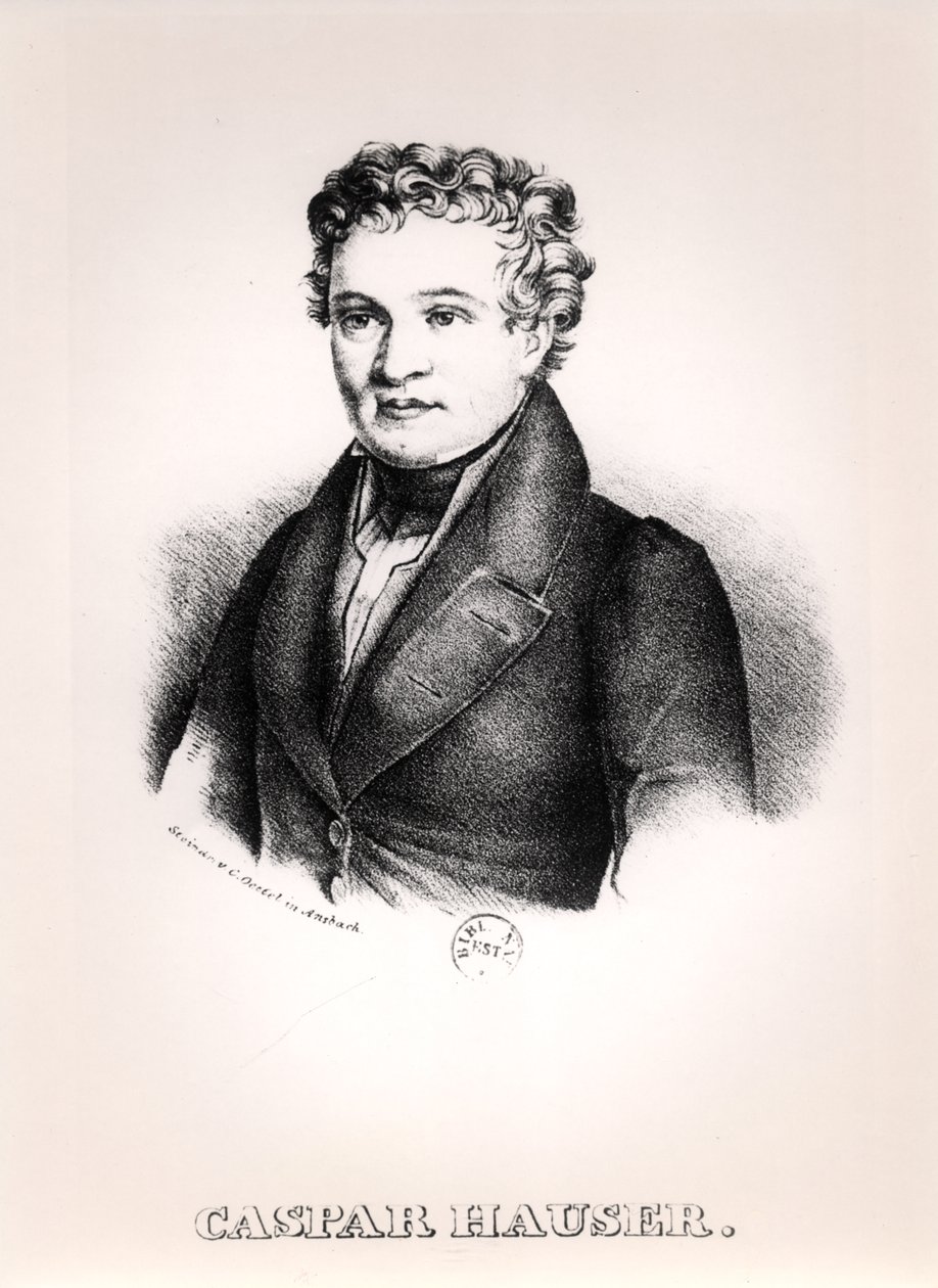 Caspar Hauser (ok. 1812-1833) autorstwa German School
