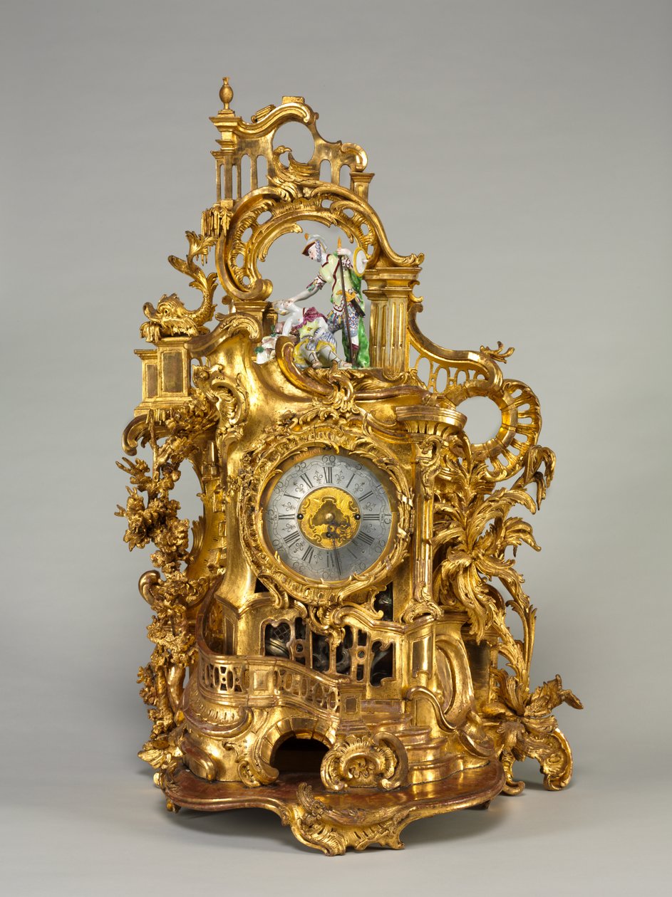 Zegar, twórca mechanizmów Baumgartinger, ok. 1750 autorstwa German School