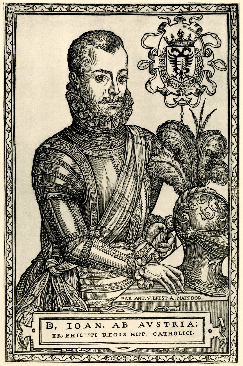 Don Juan z Austrii autorstwa German School