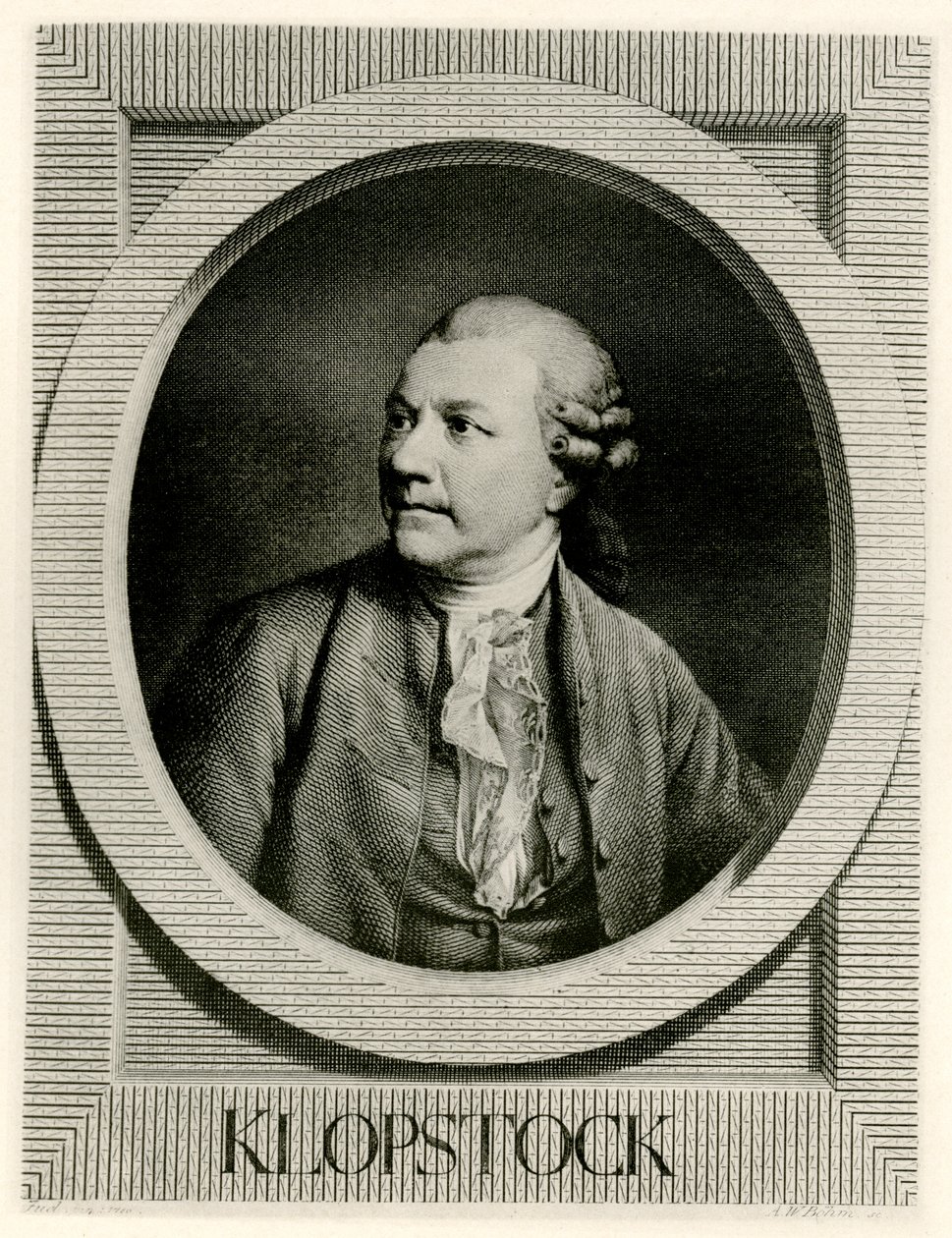 Friedrich Gottlieb Klopstock autorstwa German School